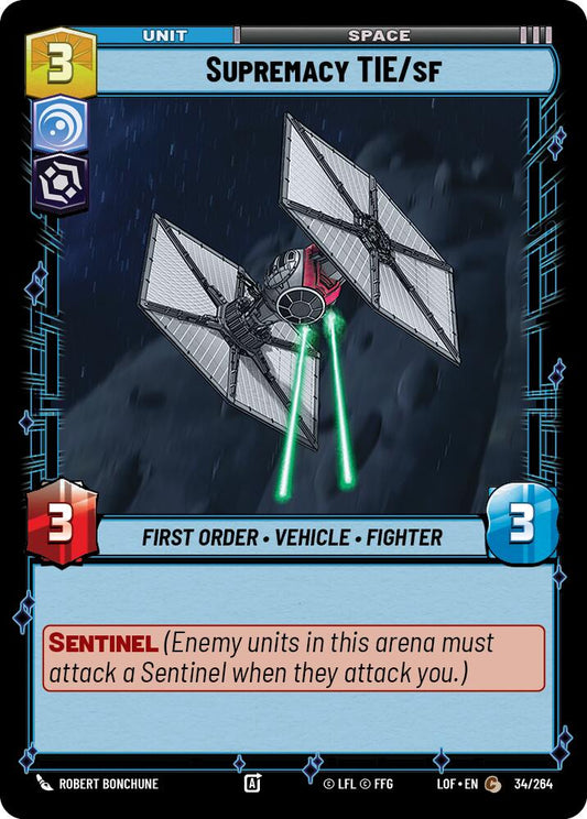 Supremacy TIE/sf - 034/264 (Normal) Near Mint_Non-Foil