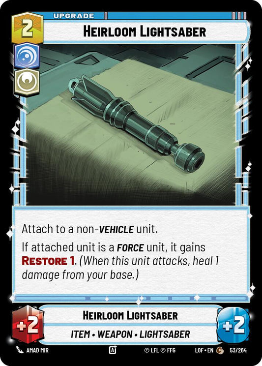 Heirloom Lightsaber - 053/264 (Normal) Near Mint_Non-Foil