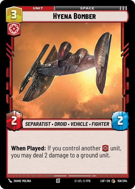 Hyena Bomber - 158/264 (Normal) Near Mint_Non-Foil