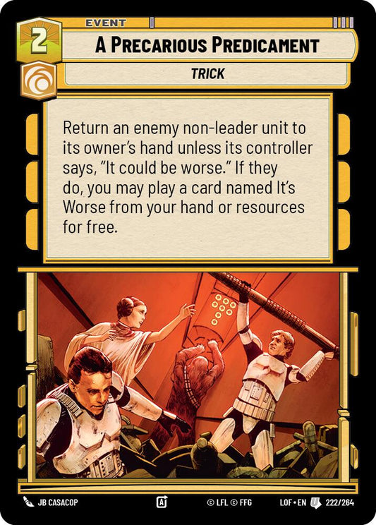 A Precarious Predicament - 222/264 (Normal) Near Mint_Non-Foil