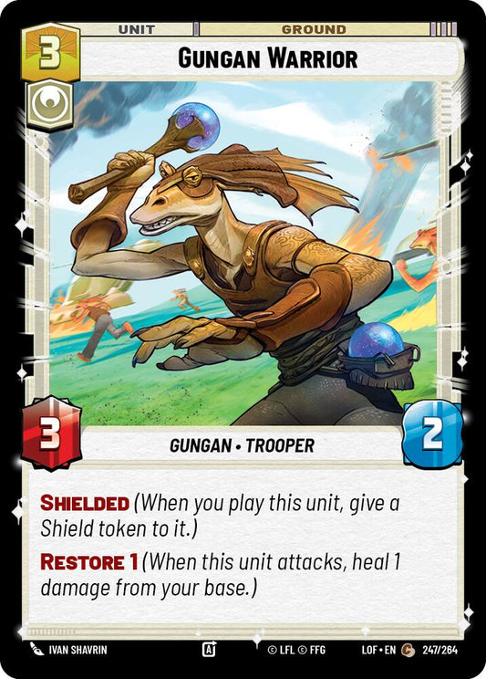 Gungan Warrior - 247/264 (Normal) Near Mint_Non-Foil