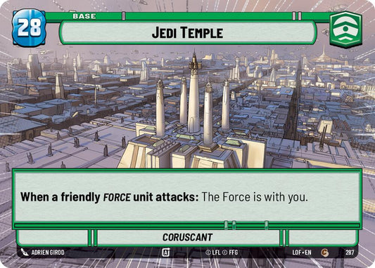 Jedi Temple // Force (Hyperspace) - 287-T04 (Normal) Near Mint_Non-Foil