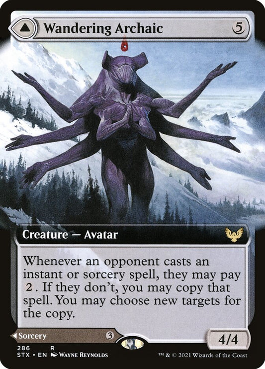 Wandering Archaic // Explore the Vastlands - 286 (Foil)