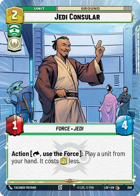Jedi Consular (Hyperspace) - 358 (Normal) Near Mint_Non-Foil
