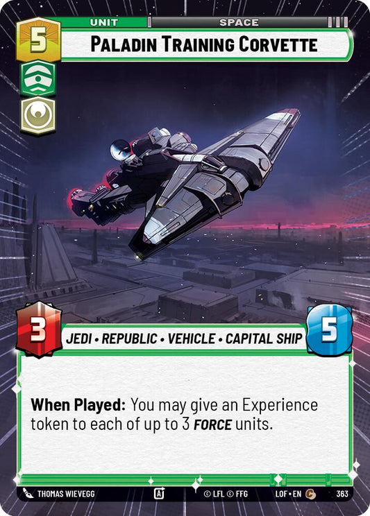 Paladin Training Corvette (Hyperspace) - 363 (Normal) Near Mint_Non-Foil