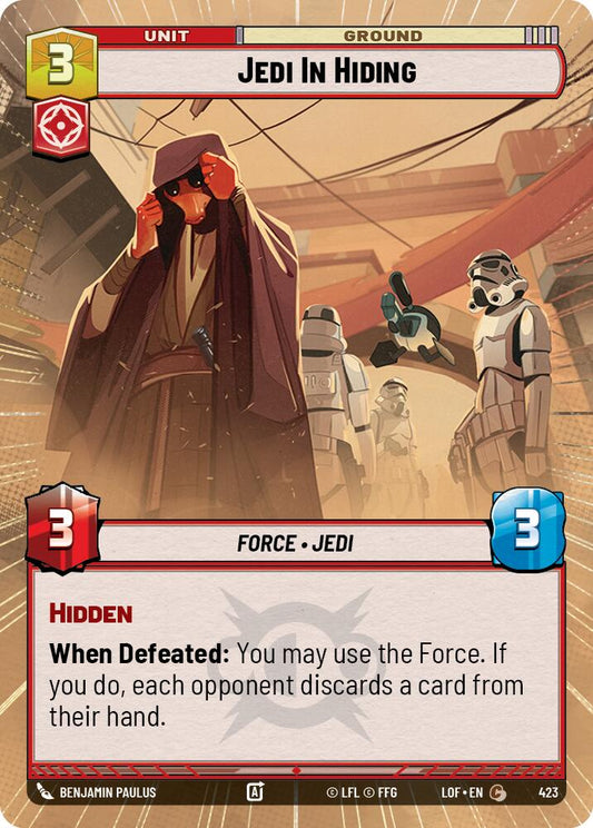 Jedi In Hiding (Hyperspace) - 423 (Normal) Near Mint_Non-Foil