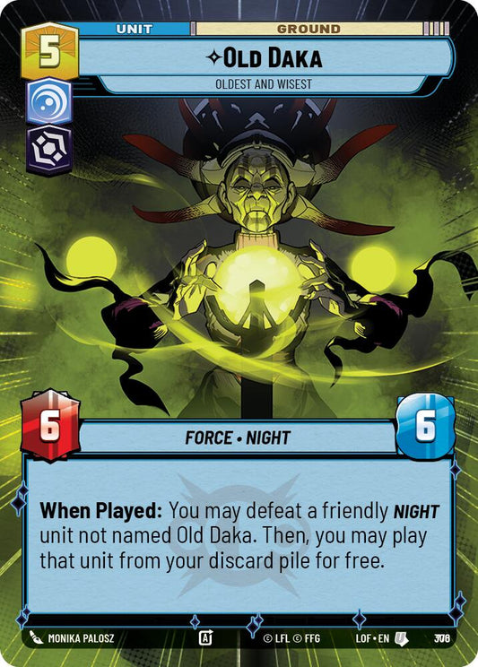 Old Daka - Oldest and Wisest (Hyperspace) - 776 (Foil) Near Mint_Foil