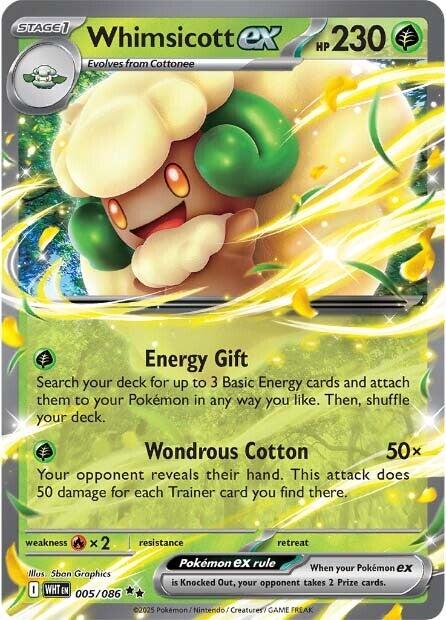 Whimsicott ex - 005/086 (Holo)