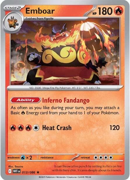 Emboar - 013 (Holofoil) Near Mint_Holofoil