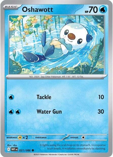 Oshawott - 021 (Normal) Near Mint_Normal