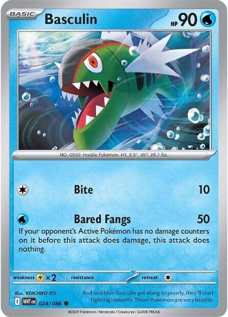 Basculin - 024 (Reverse Holofoil) Near Mint_Reverse Holofoil