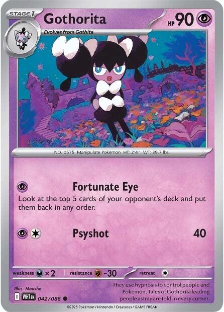 Gothorita - 042 (Reverse Holofoil) Near Mint_Reverse Holofoil
