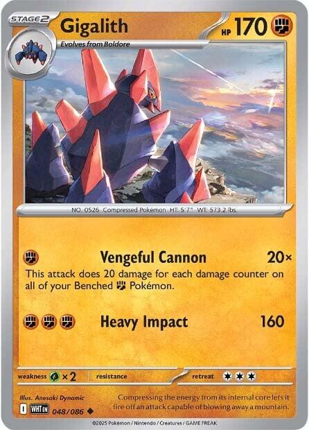 Gigalith - 048 (Reverse Holofoil) Near Mint_Reverse Holofoil