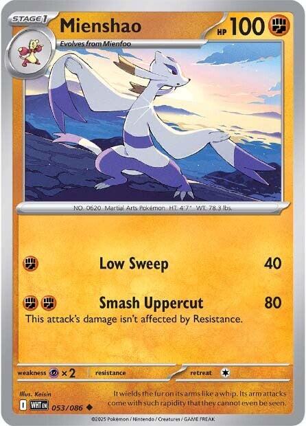 Mienshao - 053 (Normal) Near Mint_Normal