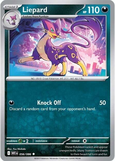 Liepard - 056 (Reverse Holofoil) Near Mint_Reverse Holofoil