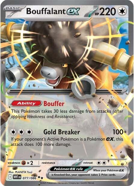 Bouffalant ex - 077/086 (Holo)