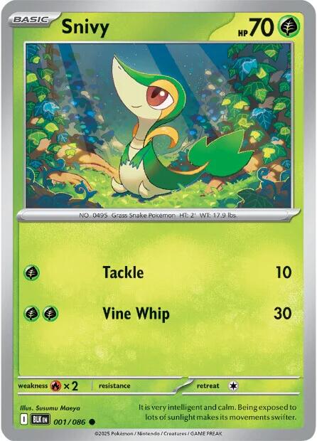 Snivy - 001/086 (Normal) Near Mint_Normal