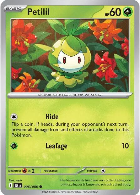 Petilil - 006/086 (Reverse Holofoil) Near Mint_Reverse Holofoil
