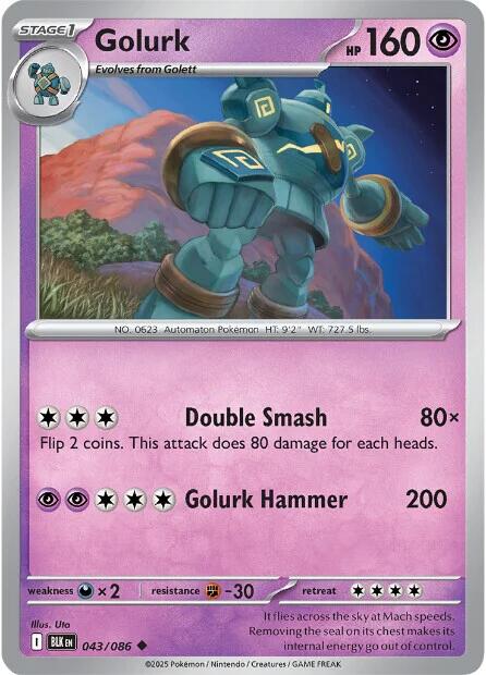 Golurk - 043/086 (Normal) Near Mint_Normal