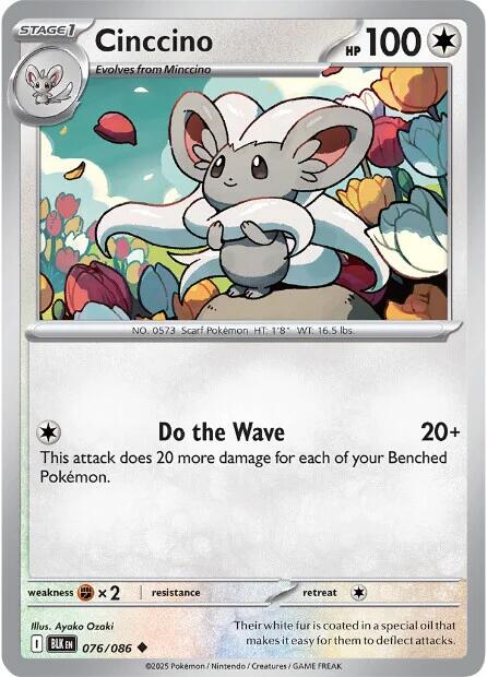 Cinccino - 076/086 (Normal) Near Mint_Normal