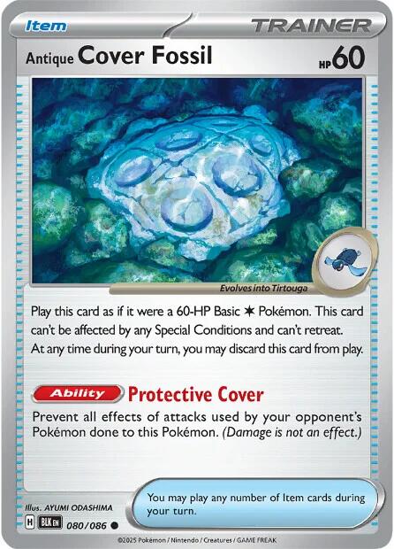 Antique Cover Fossil - 080/086 (Reverse Holofoil) Near Mint_Reverse Holofoil