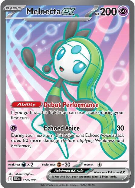 Meloetta ex - 159/086 - 159/086 (Holo)