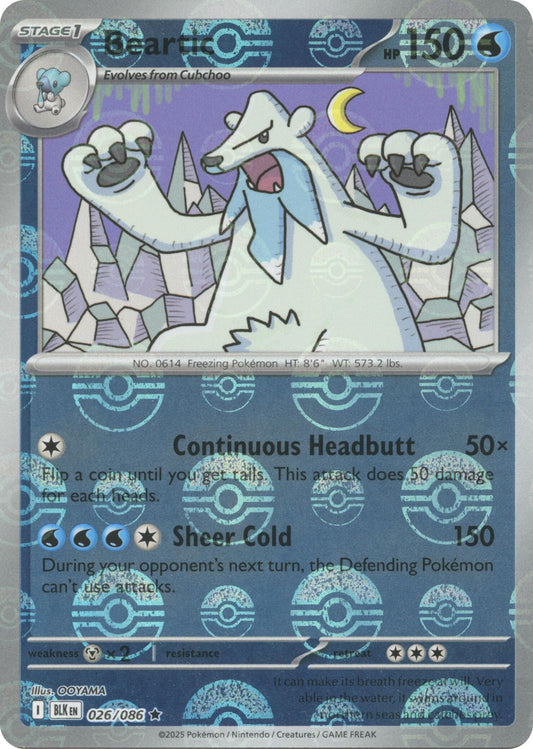 Beartic (Poke Ball Pattern) - 026/086 (Holo)