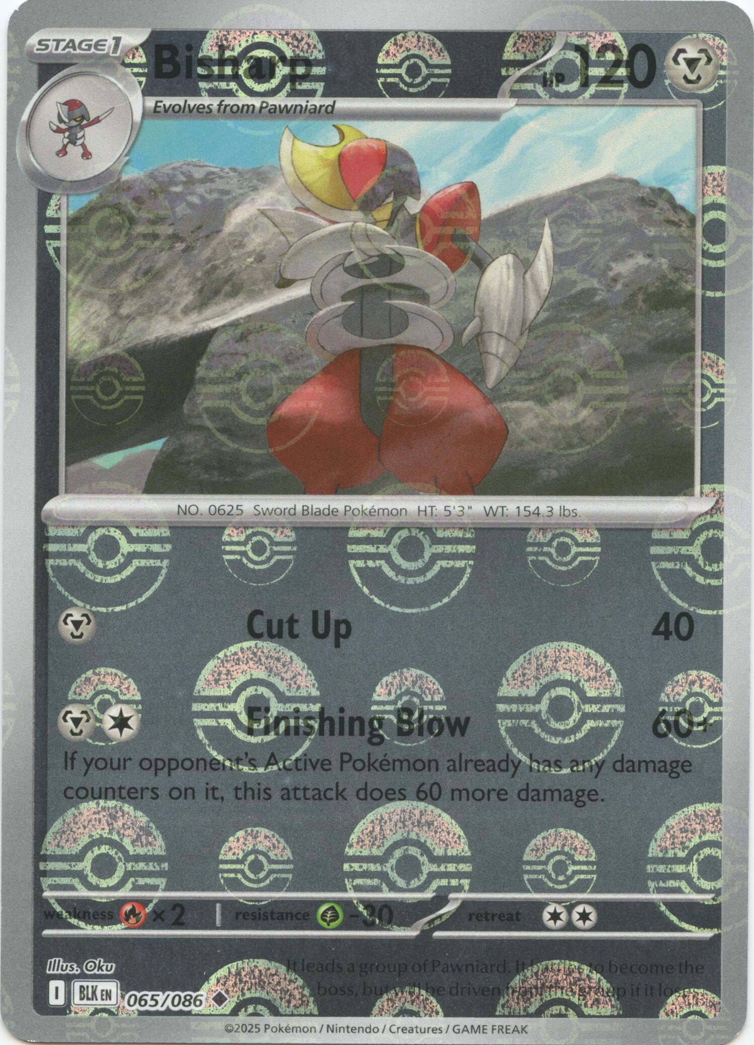 Bisharp (Poke Ball Pattern) - 065/086 (Holo)