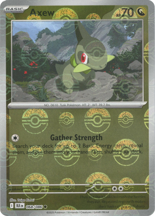 Axew (Poke Ball Pattern) - 068/086 (Holo)