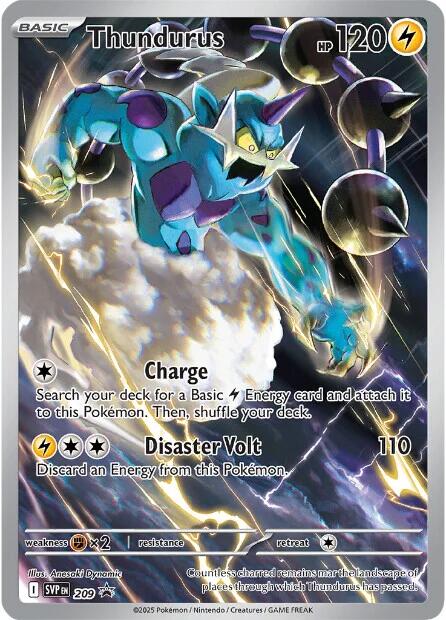 Thundurus - 209 (Holofoil) Near Mint_Holofoil