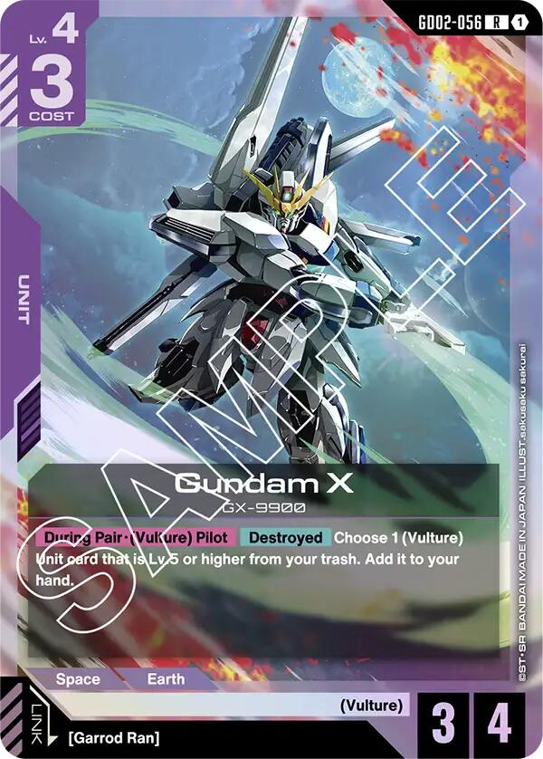 Gundam X (GD02-056) - GD02-056 (Holofoil)