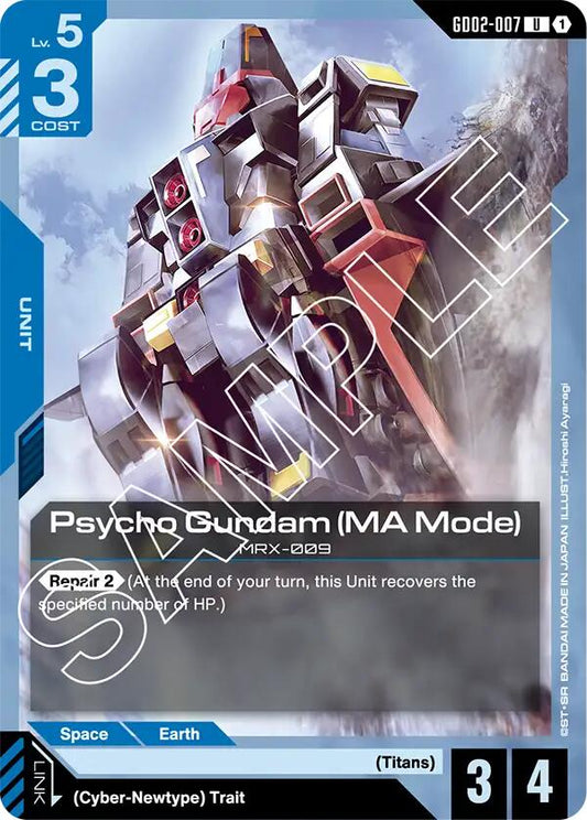 Psycho Gundam (MA Mode) - GD02-007