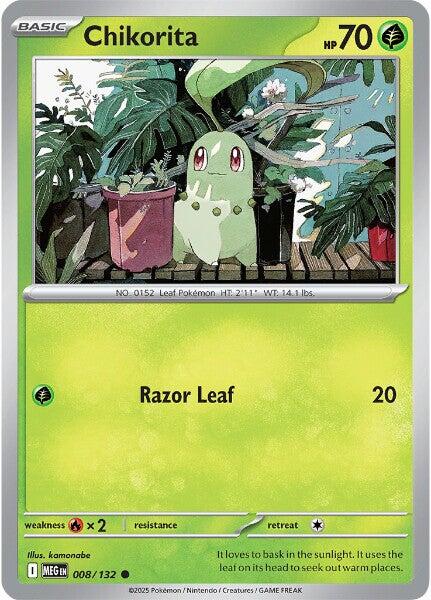 Chikorita - 008/132 (Reverse Holo)