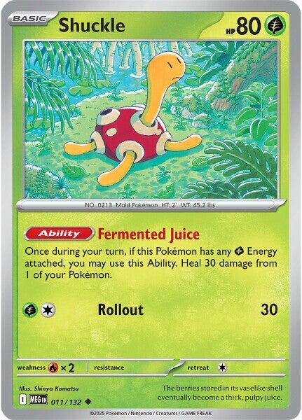 Shuckle - 011/132 - 011/132 (Reverse Holo)