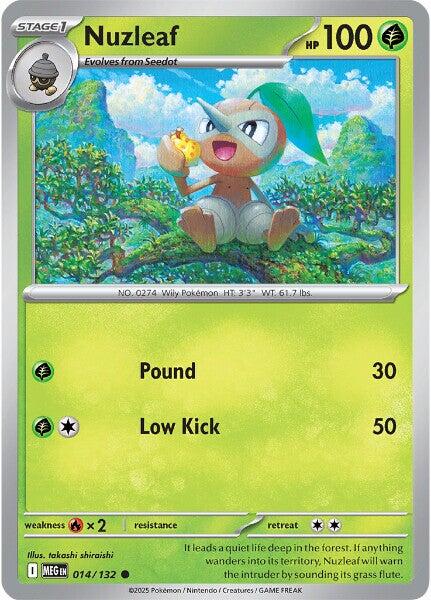 Nuzleaf - 014/132 (Reverse Holo)