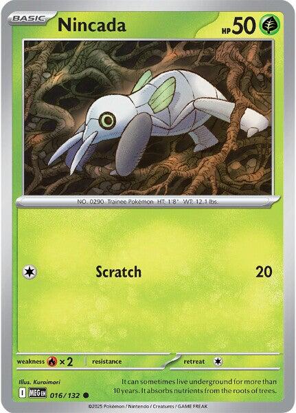 Nincada - 016/132 (Reverse Holo)