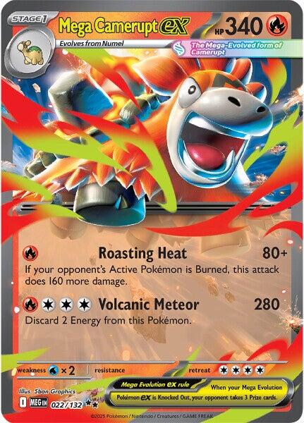 Mega Camerupt ex - 022/132 - 022/132 (Holo)