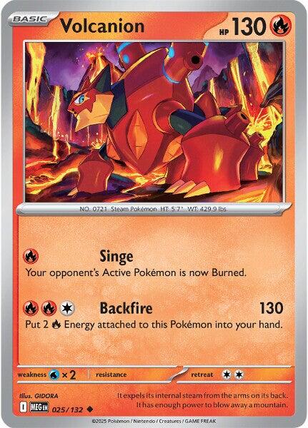 Volcanion - 025/132 (Reverse Holo)
