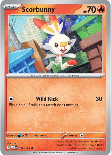 Scorbunny - 026/132 (Non-Foil)