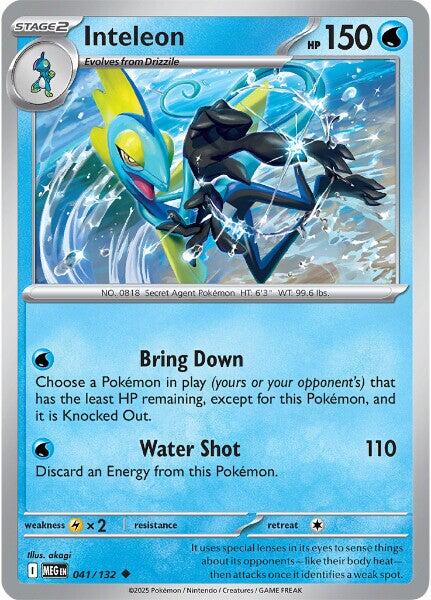 Inteleon - 041/132 - 041/132 (Reverse Holo)