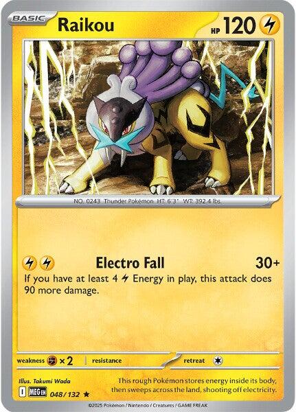 Raikou - 048/132 (Reverse Holo)