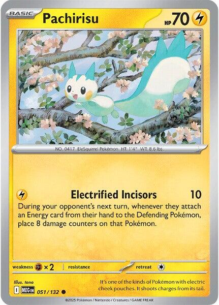 Pachirisu - 051/132 (Reverse Holo)