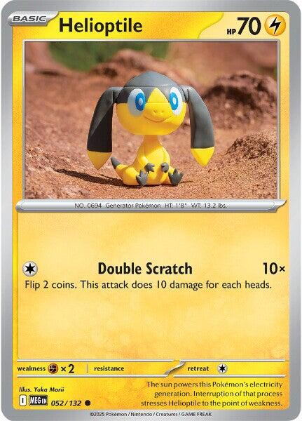 Helioptile - 052/132 - 052/132 (Non-Foil)