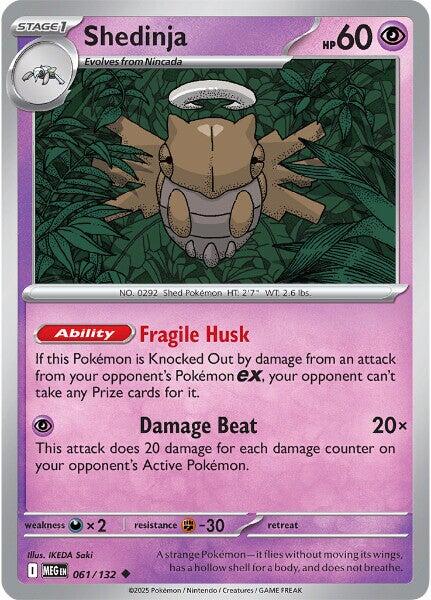 Shedinja - 061/132 - 061/132 (Reverse Holo)