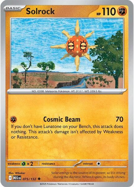 Solrock - 075/132 (Reverse Holo)