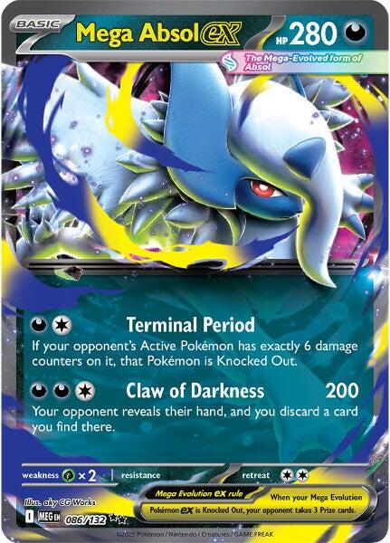Mega Absol ex - 086/132 - 086/132 (Holo)