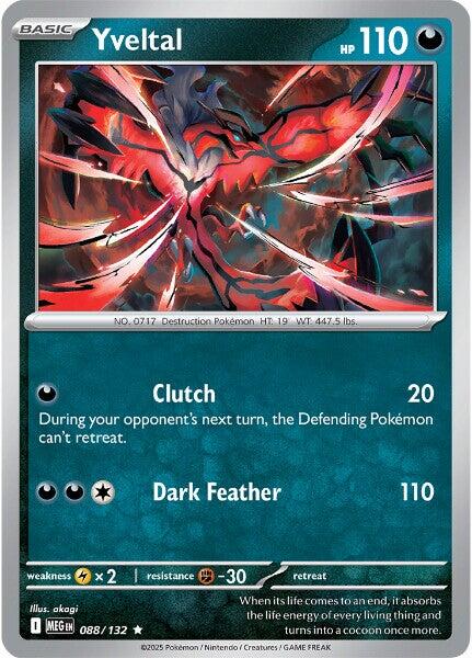 Yveltal - 088/132 (Reverse Holo)