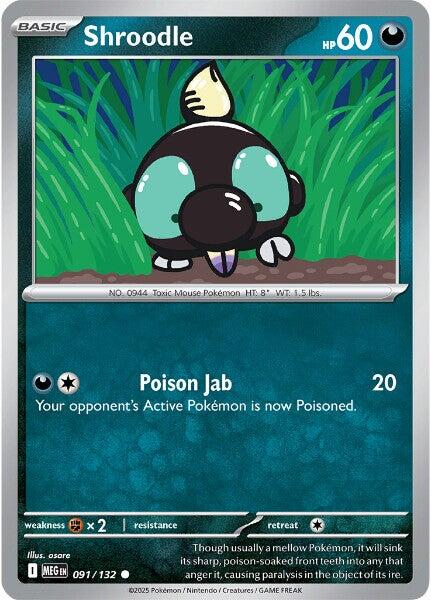 Shroodle - 091/132 - 091/132 (Reverse Holo)