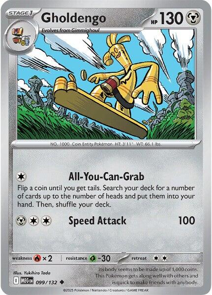 Gholdengo - 099/132 (Reverse Holo)