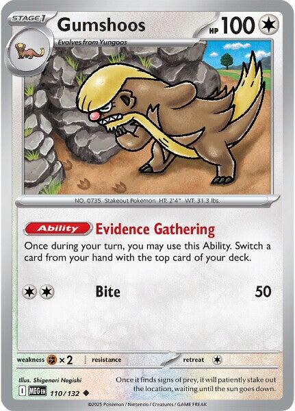 Gumshoos - 110/132 - 110/132 (Reverse Holo)